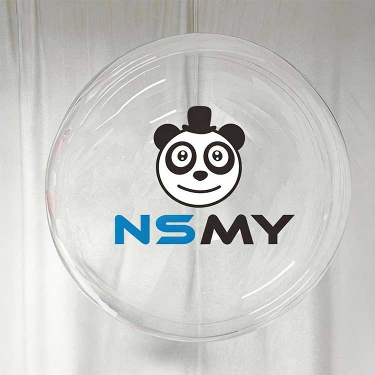 48 ইঞ্চি গোলাকার ক্লিয়ার বোবো বেলুন