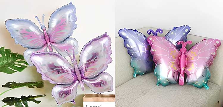 Butterfly Shape Foil Balloons