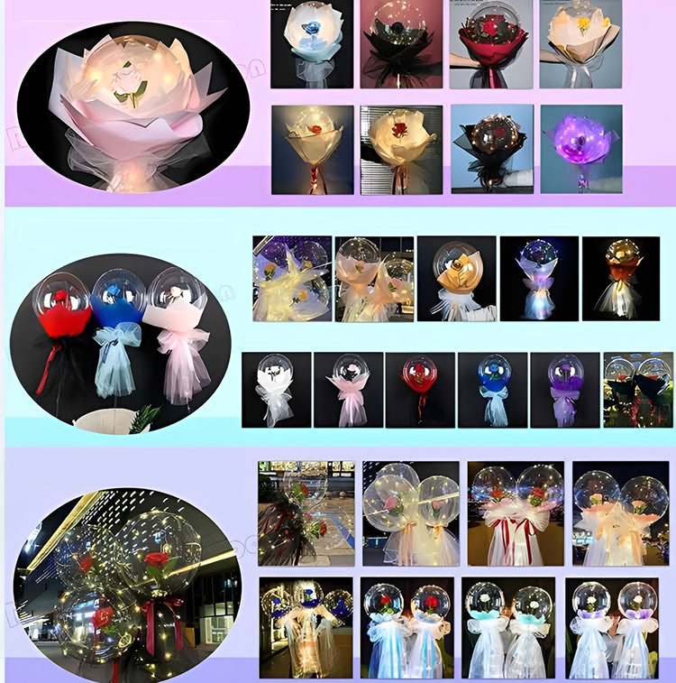 BOBO balloon rose set price