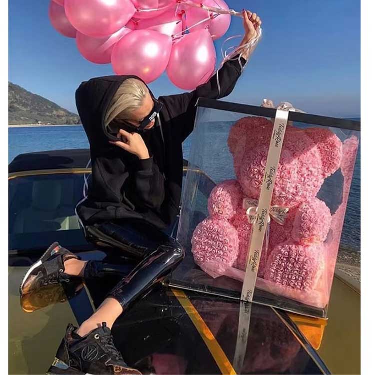 রোজ ফ্লাওয়ার টেডি বিয়ার