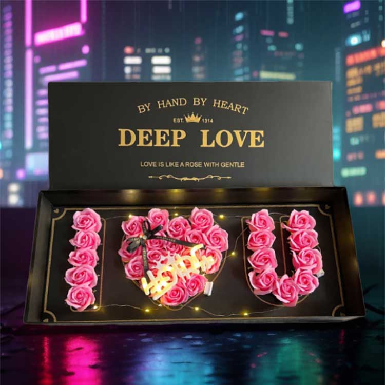 গোলাপ উপহার বাক্স